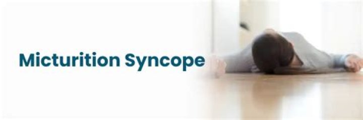 What is micturition syncope