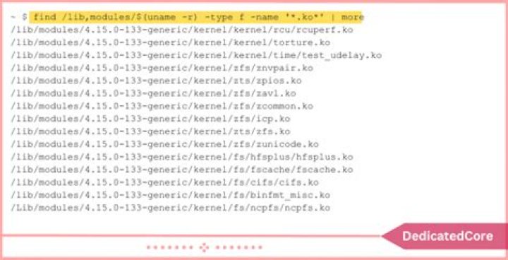What is modprobe in Ubuntu