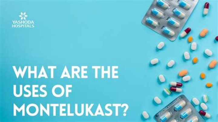 What is montelukast used for allergies