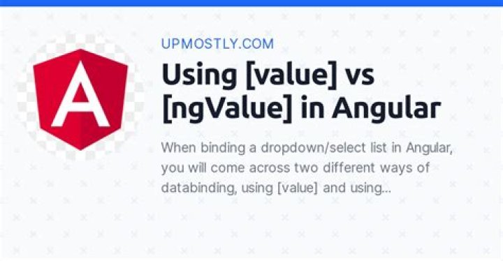 What is ngValue in angular