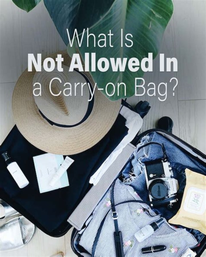 What is not allowed in carry on