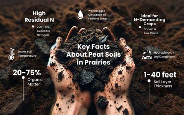What is peaty soil used for