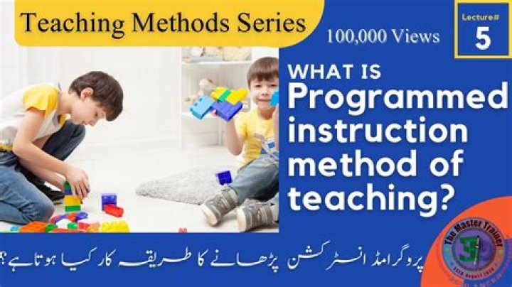 What is programmed teaching