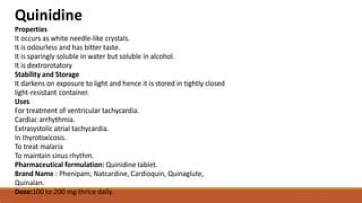 What is Quinaglute used for