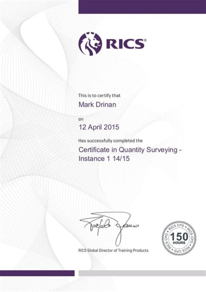 What is RICS certification