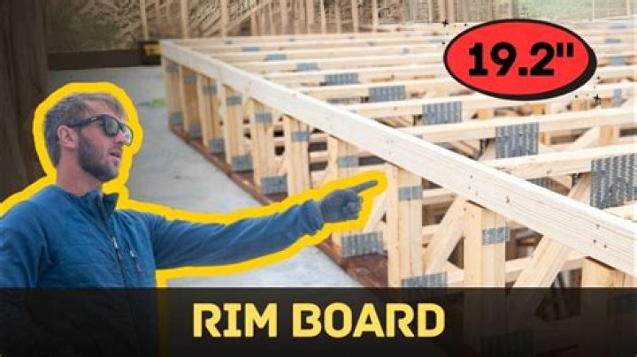 What is rim board used for