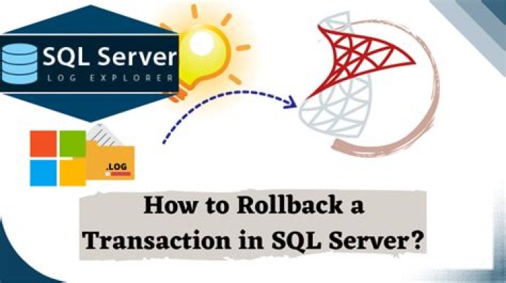 What is rollback SQL Server