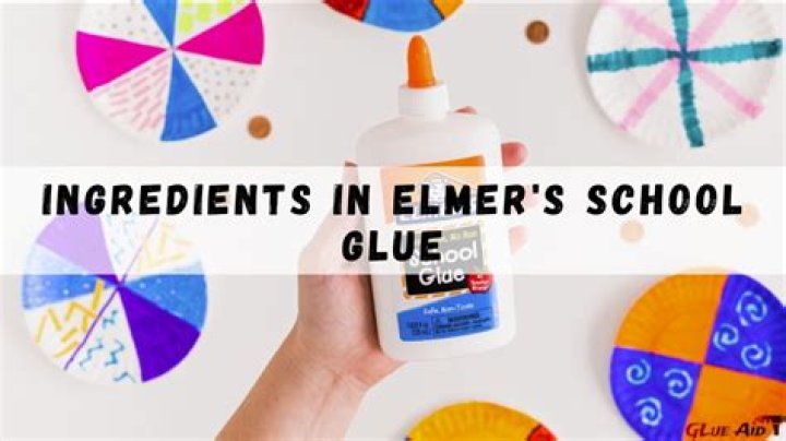What is school glue made of