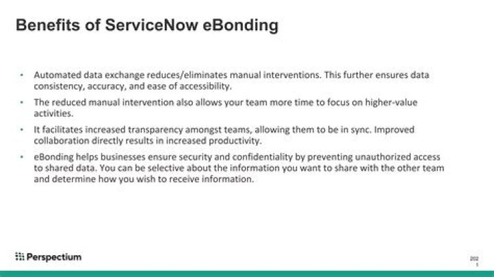 What is ServiceNow eBonding