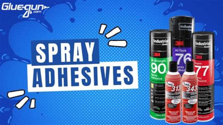 What is spray glue used for