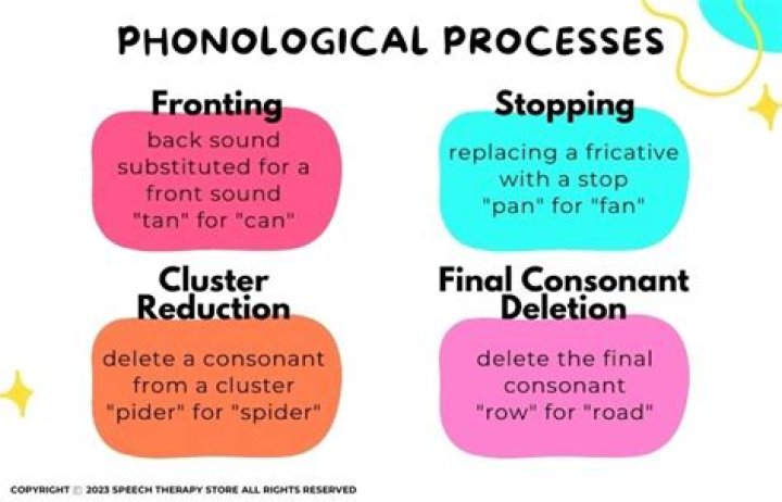 What is stopping phonological process