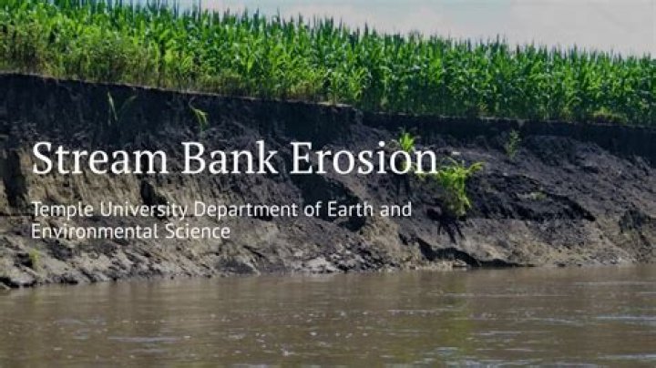 What is stream bank erosion