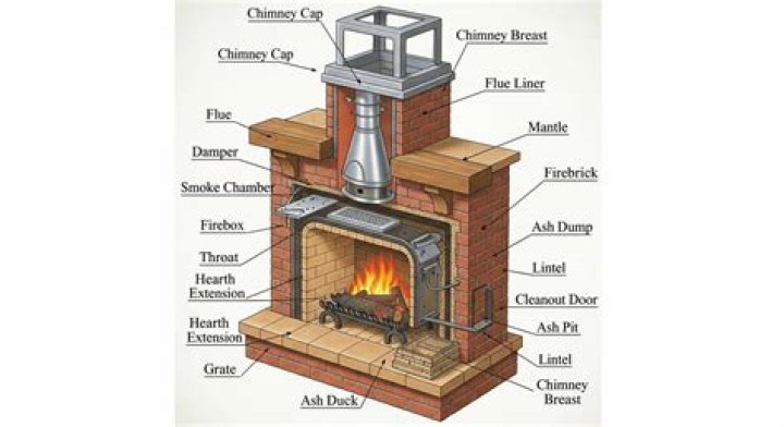 What is the area above a fireplace called