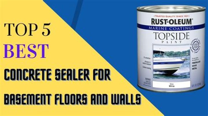 What is the best basement floor sealer