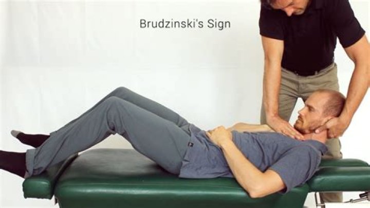 What is the Brudzinskis sign