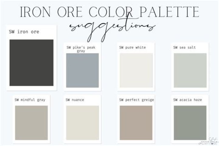 What is the color of iron ore