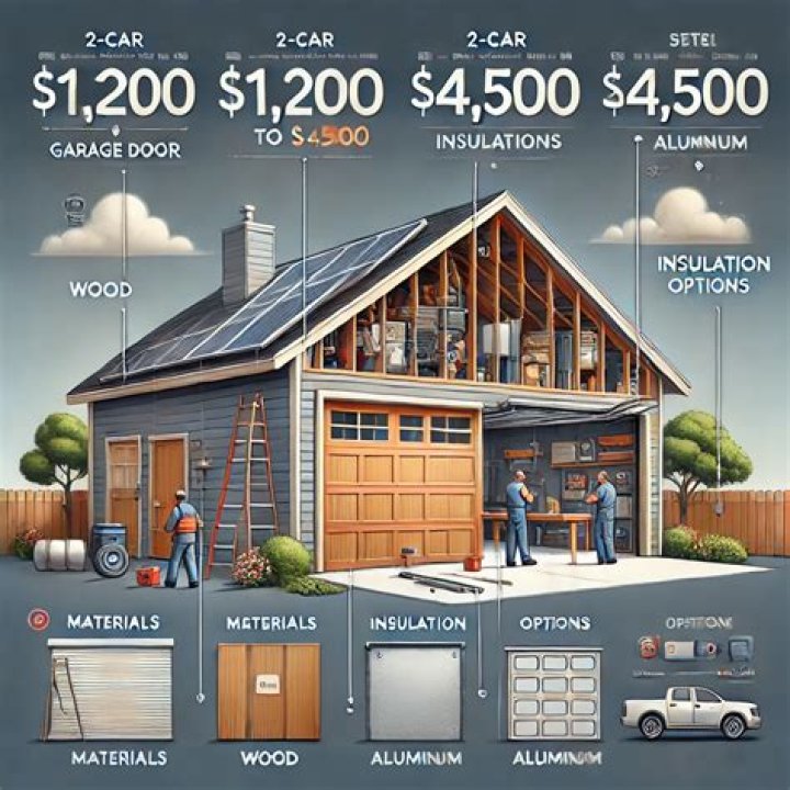 What is the cost of a 2 car garage door