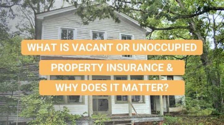 What is the definition of an unoccupied property