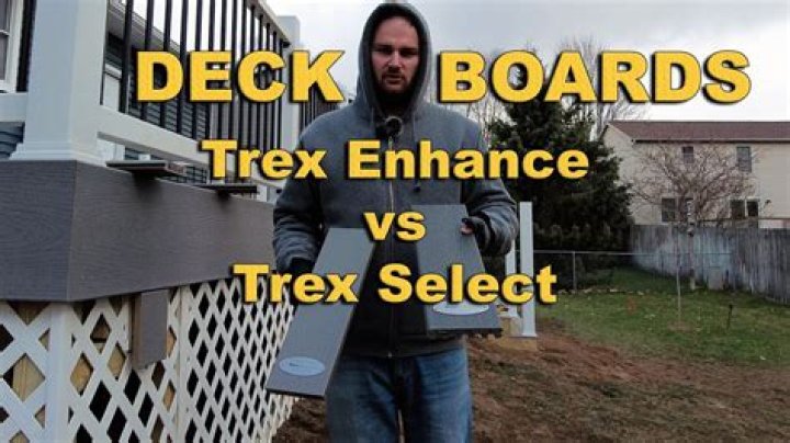 What is the difference between Trex Select and Trex Enhance
