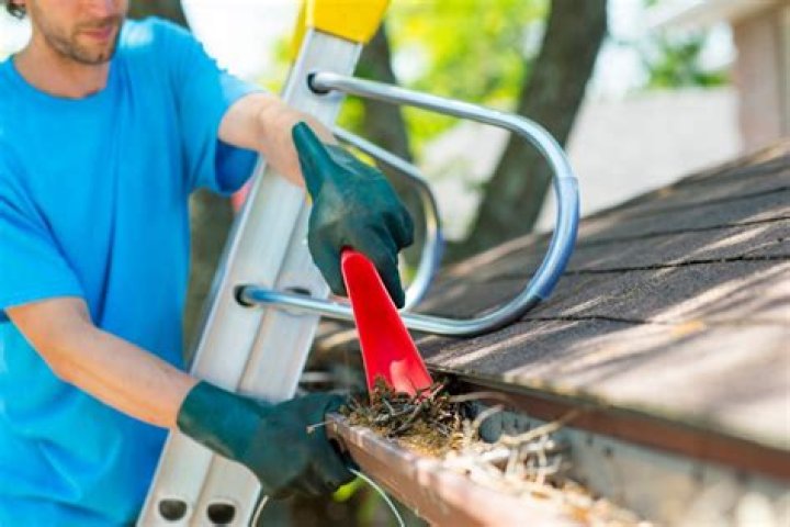 What is the easiest way to clean out gutters