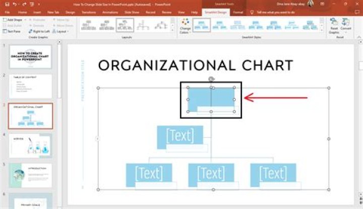 What is the first step for creating a chart in PowerPoint quizlet