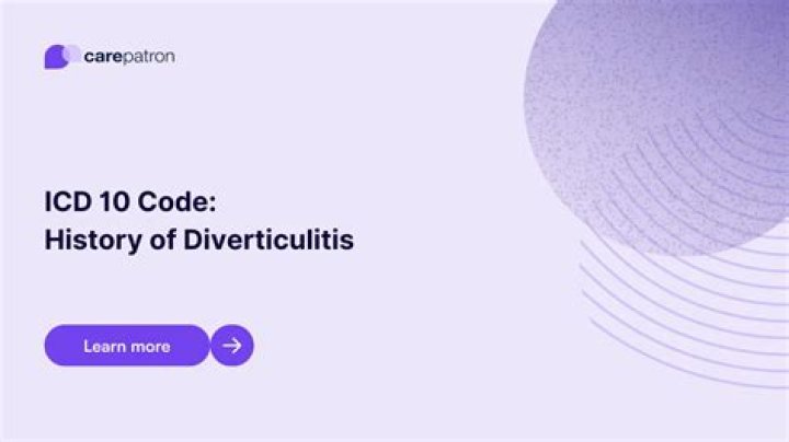 What is the ICD 10 code for History of diverticulitis