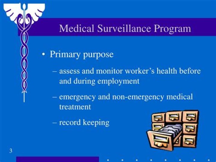 What is the purpose of a medical surveillance program
