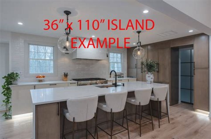 What is the size of a large kitchen