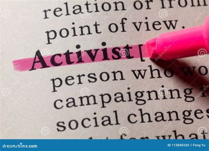 What is this word activist