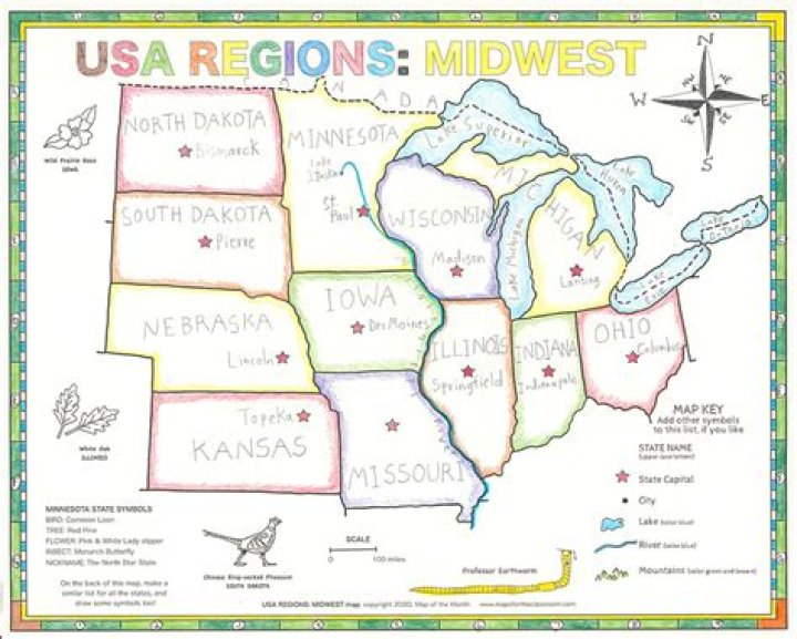 What is unique and different about the Midwest region and its location