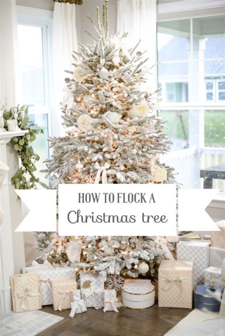 What is used to flock trees