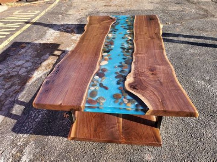 What kind of resin is used for river tables