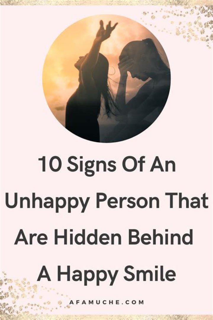 What makes a person unhappy