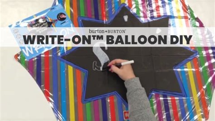 What pens write on balloons