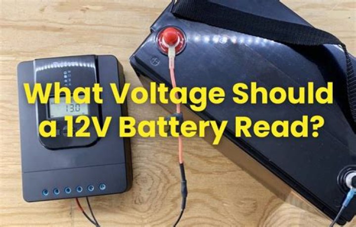 What should ad battery read