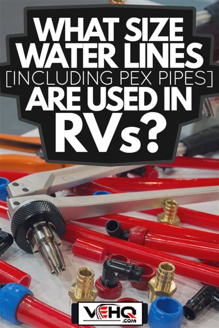 What size are RV PEX lines