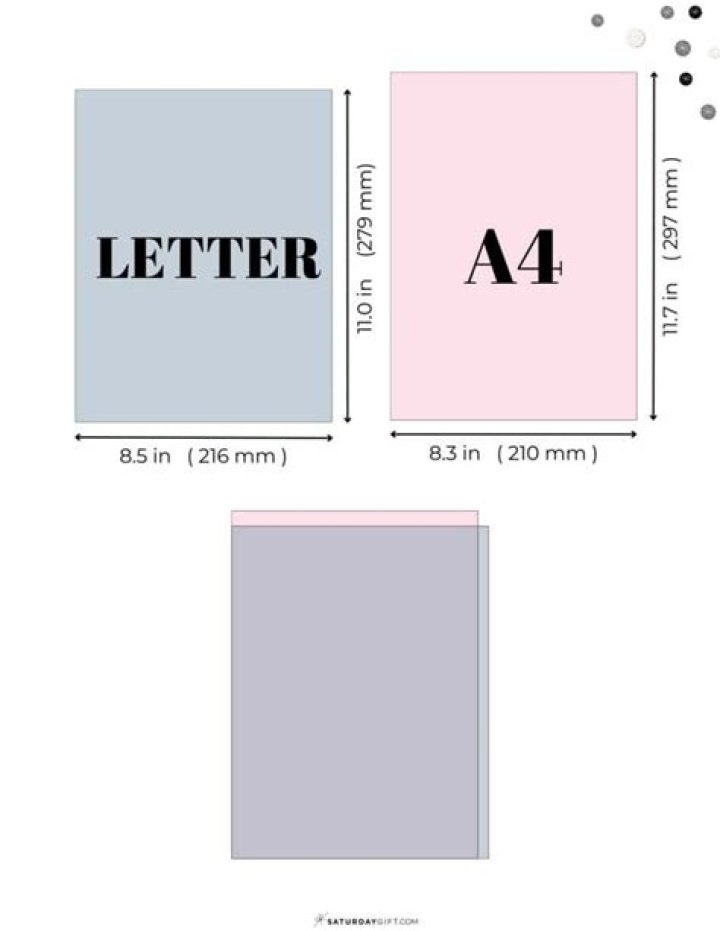What size is letter size A