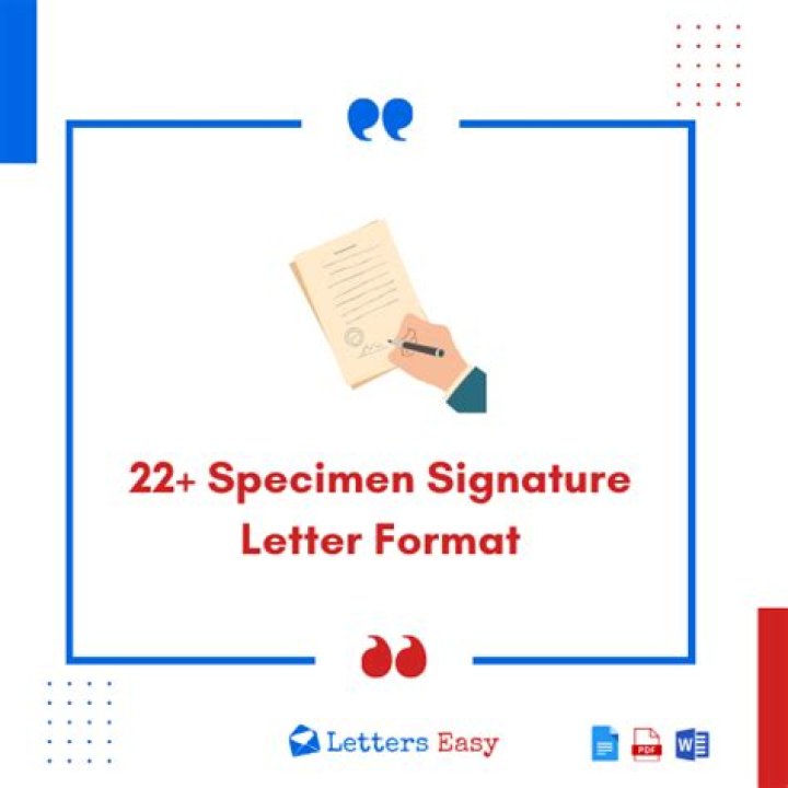 What specimen letter means