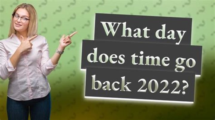 What time does time go back
