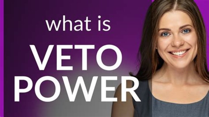 What type of power is veto