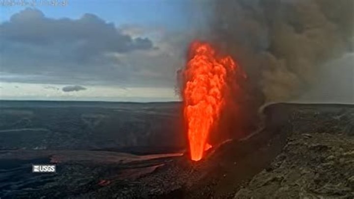 What volcano erupted in Hawaii in 2018