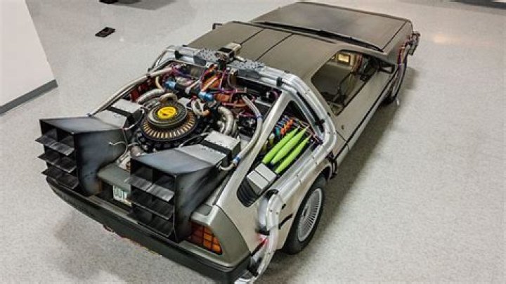 What was the date on the time machine in Back to the Future