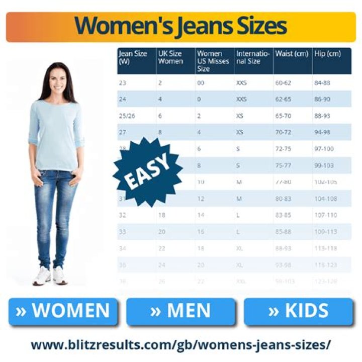 What width is size 12 jeans