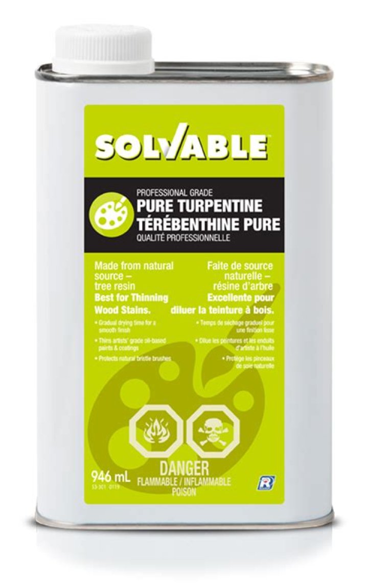 What will turpentine remove