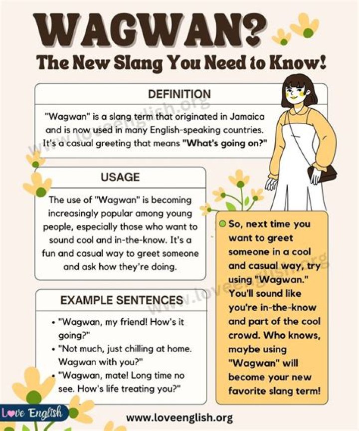 Whats the meaning of Wagwan