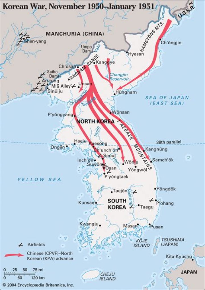 When did China invade Korea