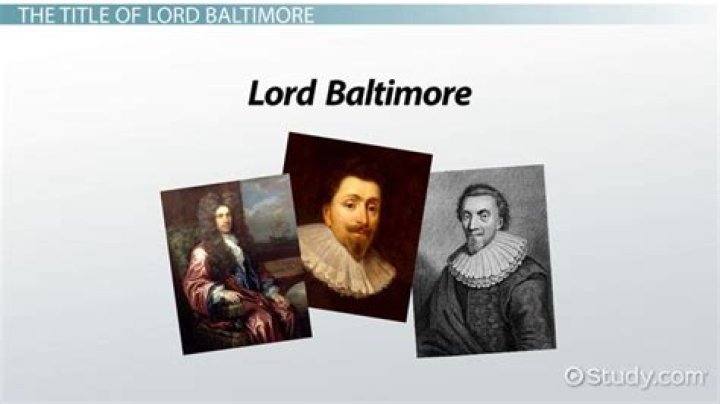 When did Lord Baltimore die