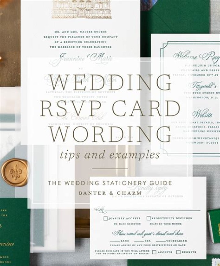 When should wedding RSVP be