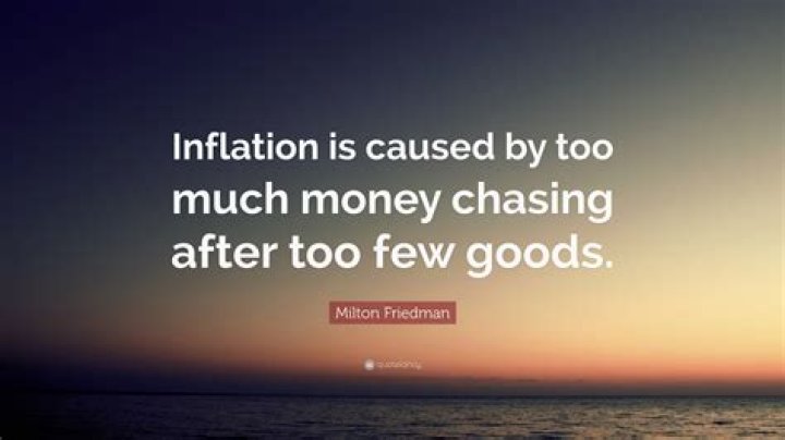 When too much money chasing too few goods the resulting inflation is called