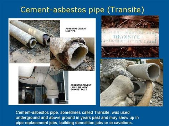 When was asbestos pipe used